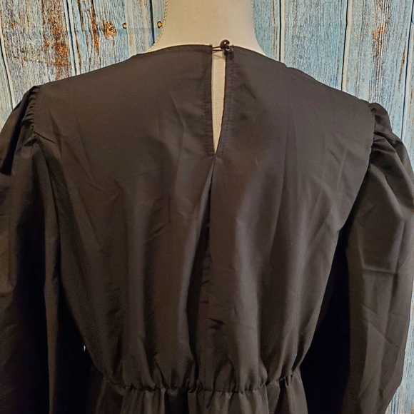 SHEIN Women's Lantern Sleeve Ruffle Hem Dress - Picture 11 of 13